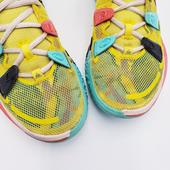Nike Kyrie 7 '1 World 1 People' CQ9326-700 Yellow Green Black Men's Size 9.5 - Picture 7 of 12
